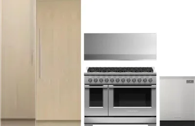 5 Piece Package Includes Refrigerator, Freezer, Range, Hood And Dishwasher